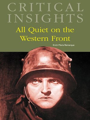cover image of Critical Insights: All Quiet on the Western Front